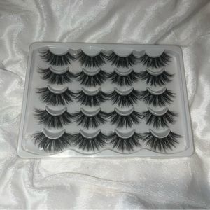 10 Pairs Faux Mink Eyelashes